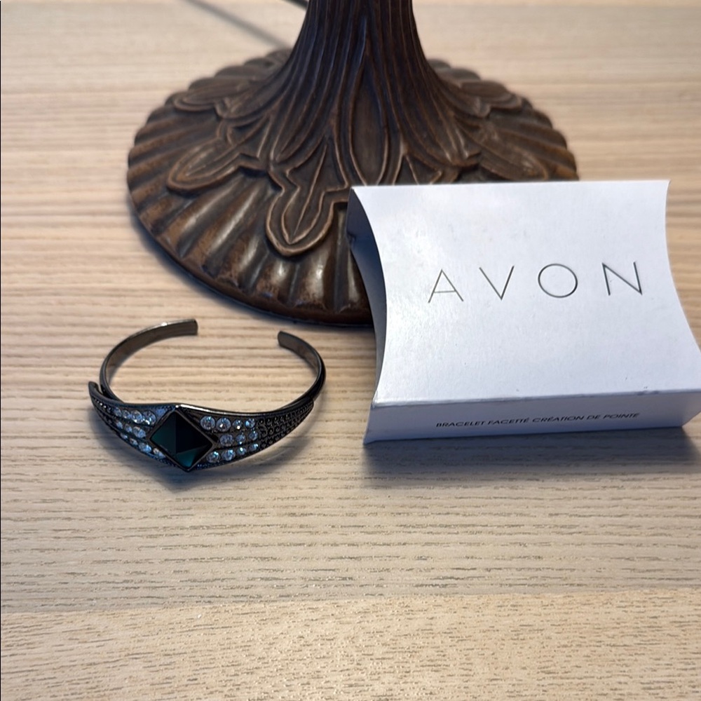 Avon Edgy Appeal Faceted Cuff Bracelet